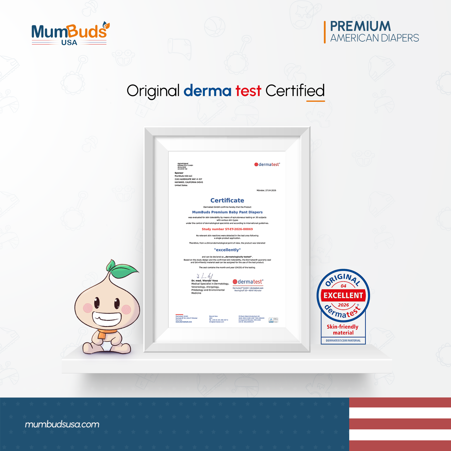 MumBuds USA ZIPLOCK PACK Ultrathin Baby Diapers Size-6 XXL (16-22 kg) – 34 pcs Pant Style